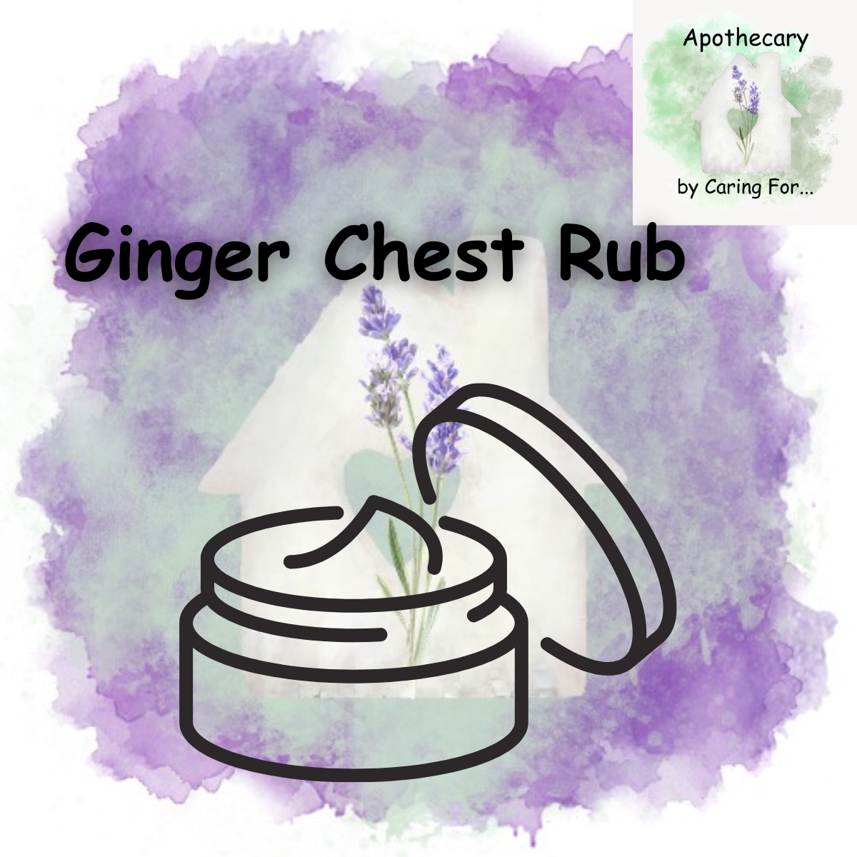 Ginger Chest Rub | Salve | B1G1-25%off | Apothecary by Caring For...