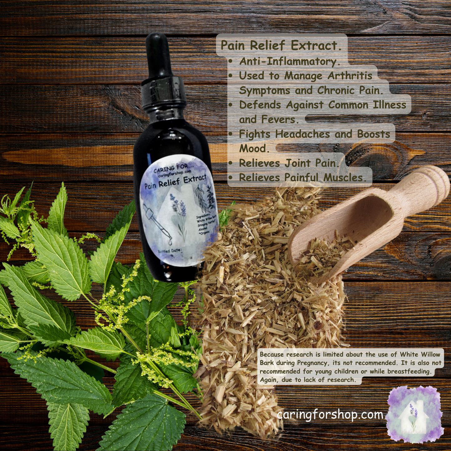 LAST CHANCE - THIS ITEM WILL NOT BE RESTOCKING | Pain Relief Extract | Pain Relief Tincture | 2oz