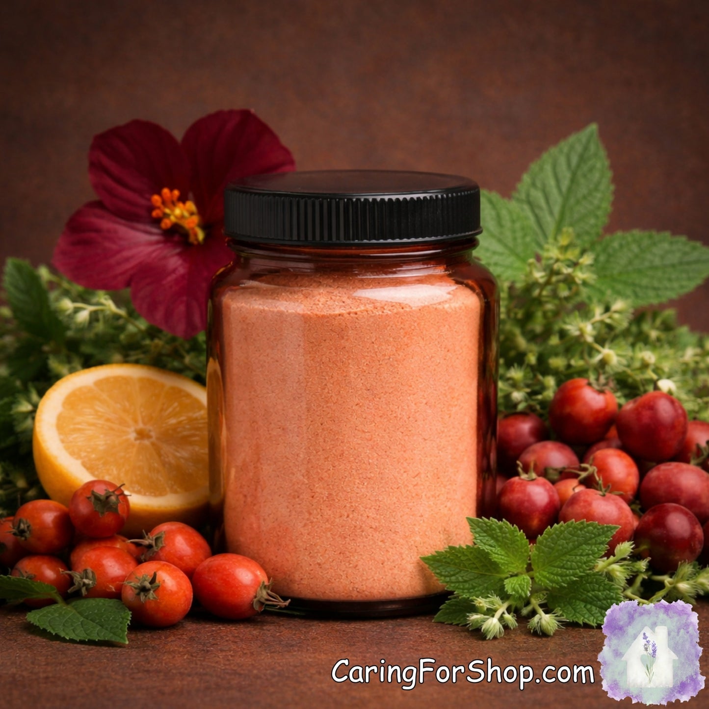 Nature’s Boost C – Whole Food Vitamin C Powder & Capsules for Immune Support | Caring For