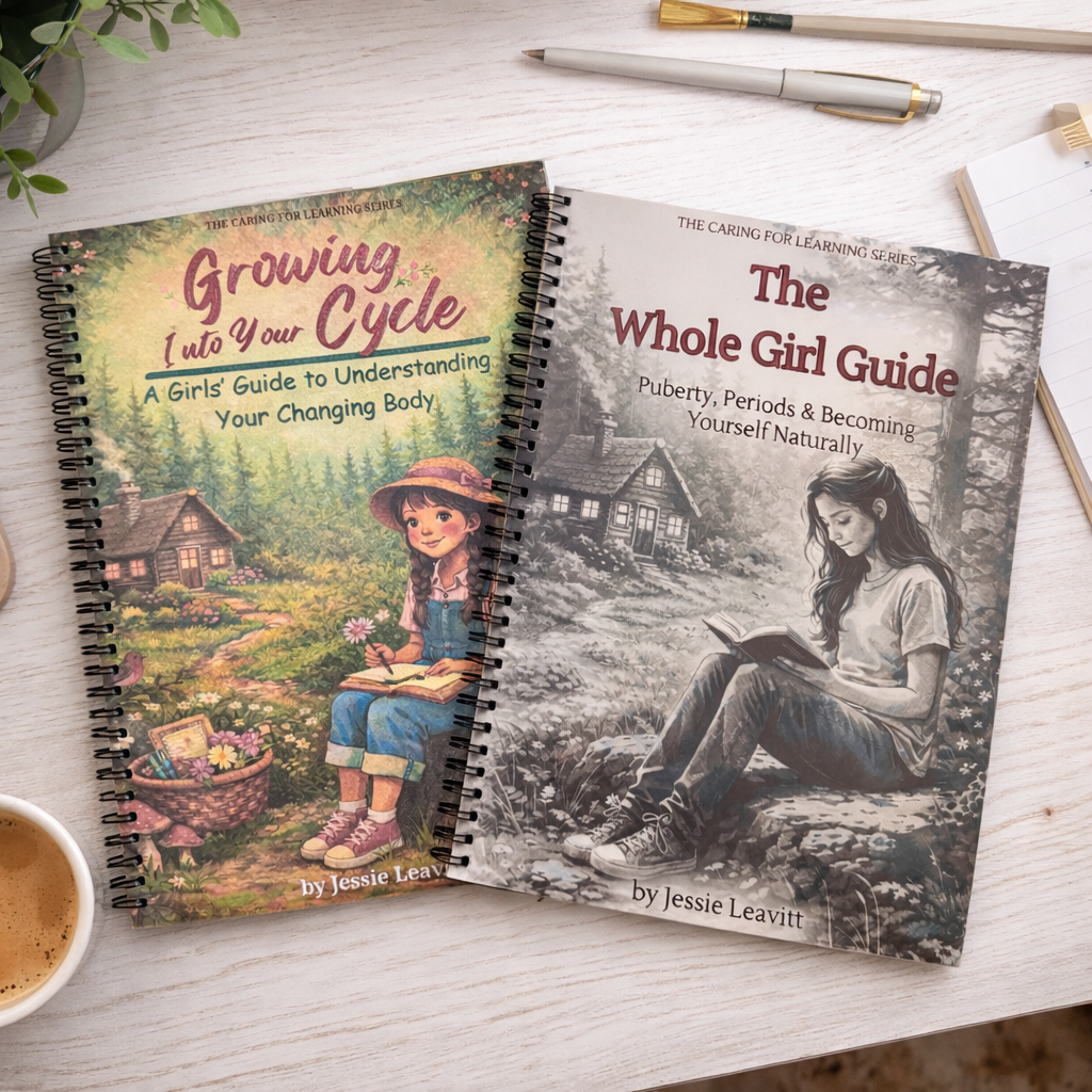 📗Girls’ Puberty Book Bundle – Growing Into Your Cycle + The Whole Girl Guide