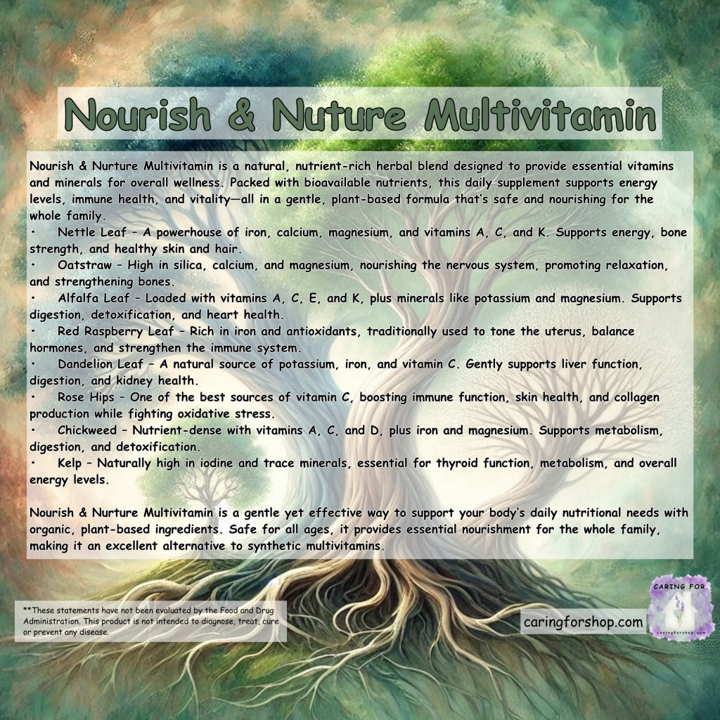 Nourish & Nurture Multivitamin | Herbal Multivitamin | Capsules | Liquid Drops