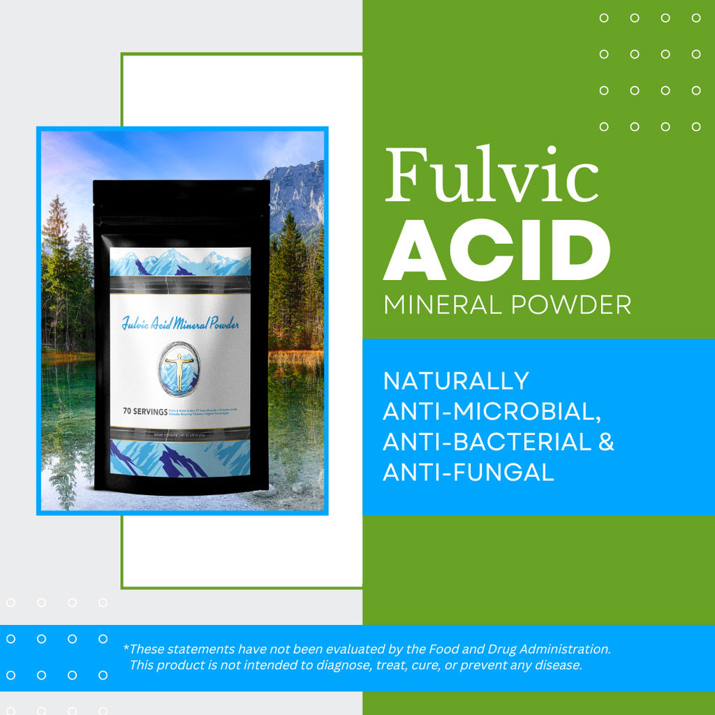 Fulvid Acid Mineral Powder | Essential Biominerals | .89oz | Heart & Body Naturals | Retail