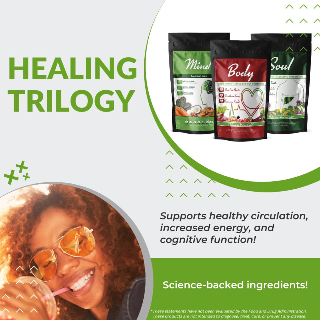 The Healing Trilogy - Trial Pack | Natural Inflammation Support
| Superfood Powder | Retail