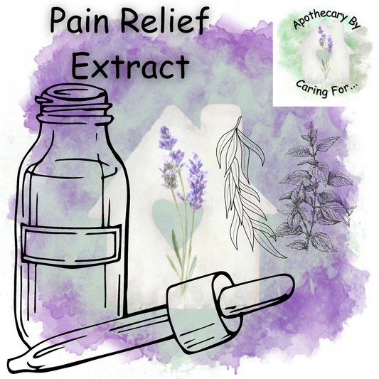 Pain Relif Extract | Pain Relief Tincture | 2oz | Apothecary by Caring For...