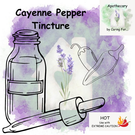 Cayenne Pepper Tincture | 2oz | Apothecary by Caring For...