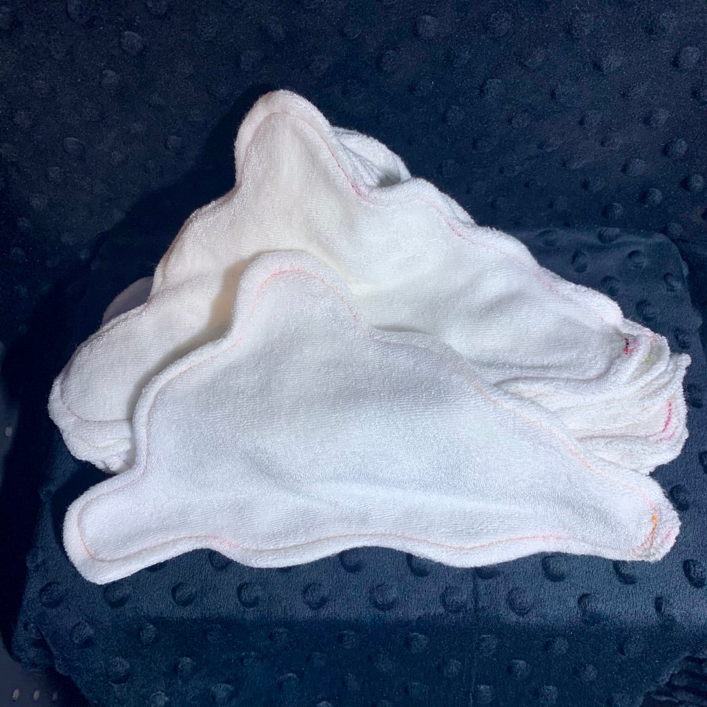 All-Purpose Cloth Wipes - Bamboo Terry | Cloud | 12 Pack | EDR | M/B/T