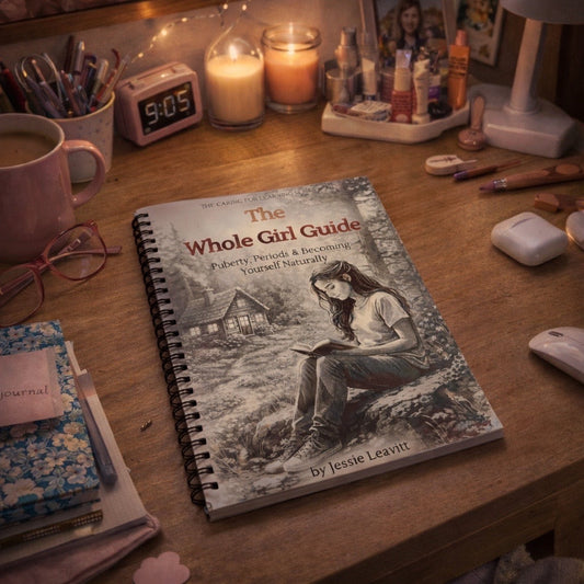 📗The Whole Girl Guide – Puberty, Periods & Becoming Yourself Naturally (Ages 12–16)
