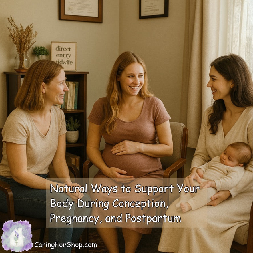 Natural Ways to Support Your Body During Conception, Pregnancy, and Po – Caring For