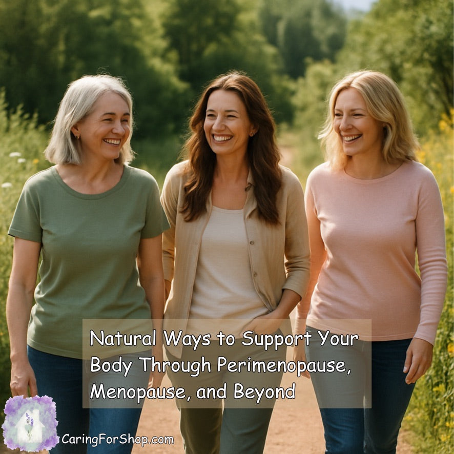 Natural Ways to Support Your Body Through Perimenopause, Menopause, and Beyond
