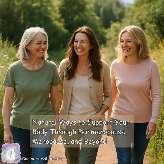 Natural Ways to Support Your Body Through Perimenopause, Menopause, and Beyond