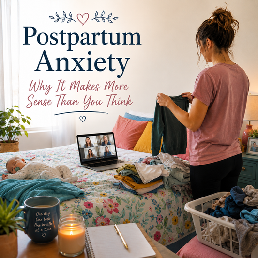 🌿 Why Postpartum Anxiety Makes More Sense Than You Think