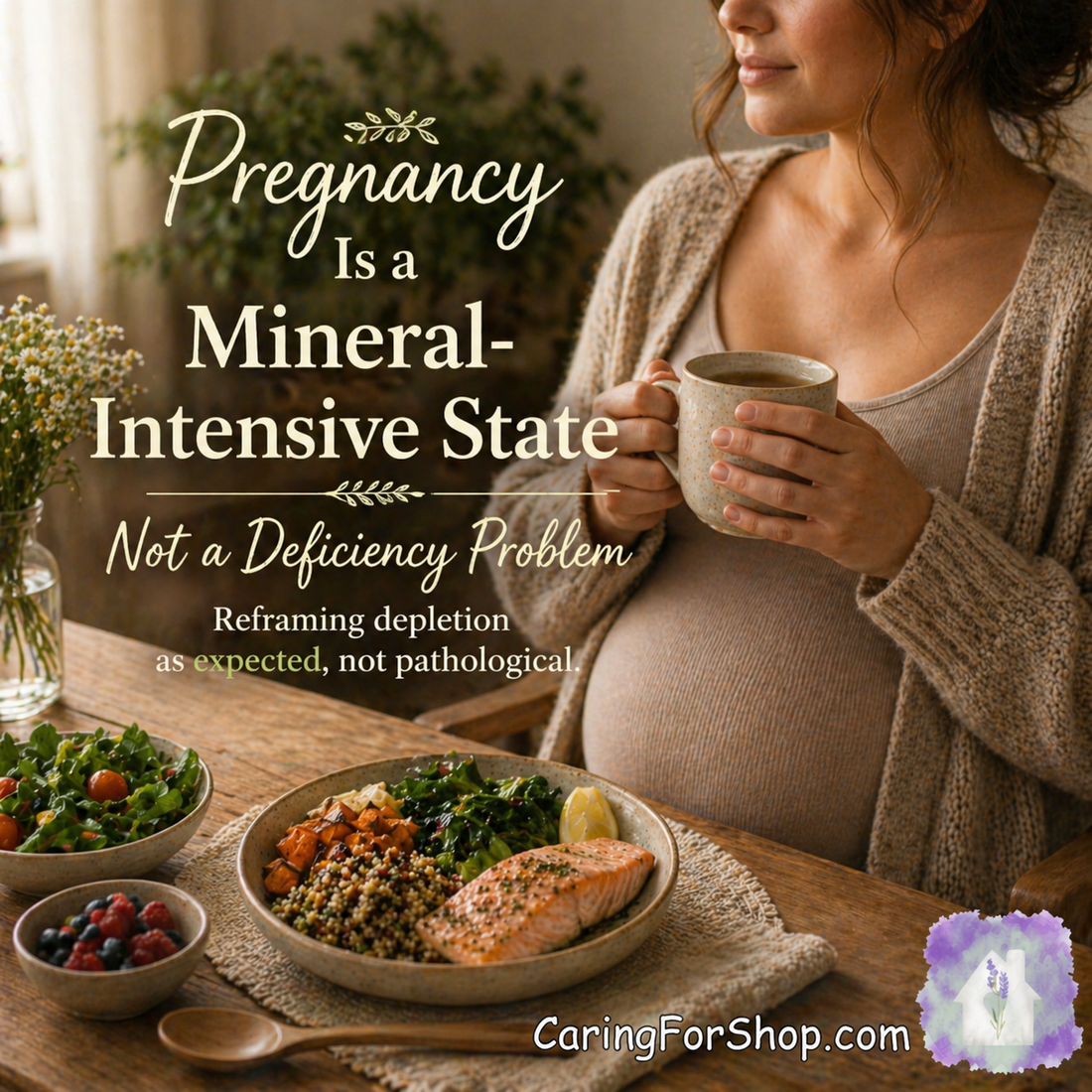 Pregnancy Is a Mineral-Intensive State – Not a Deficiency Problem