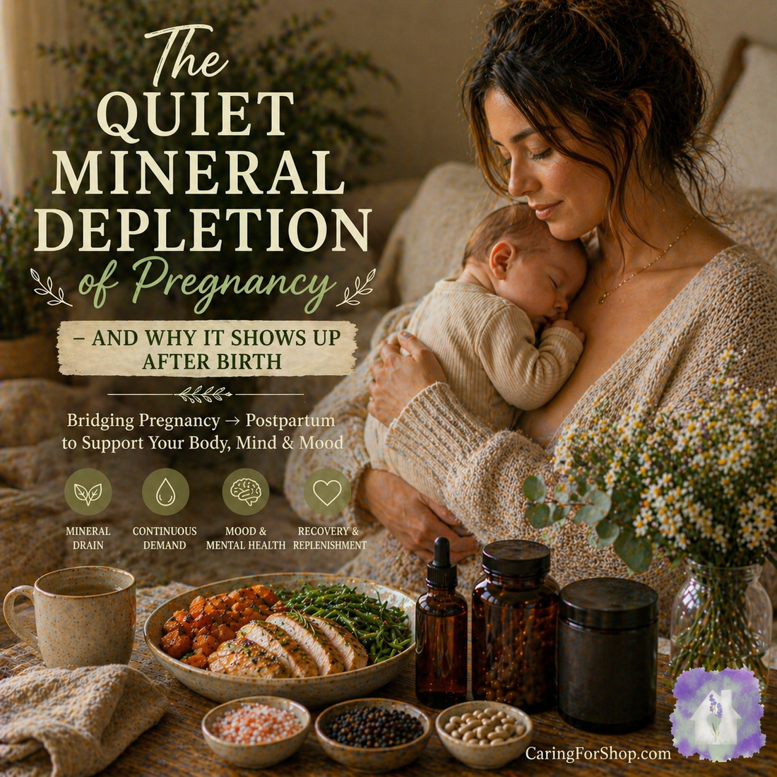 The Quiet Mineral Depletion of Pregnancy – and Why It Shows Up After Birth