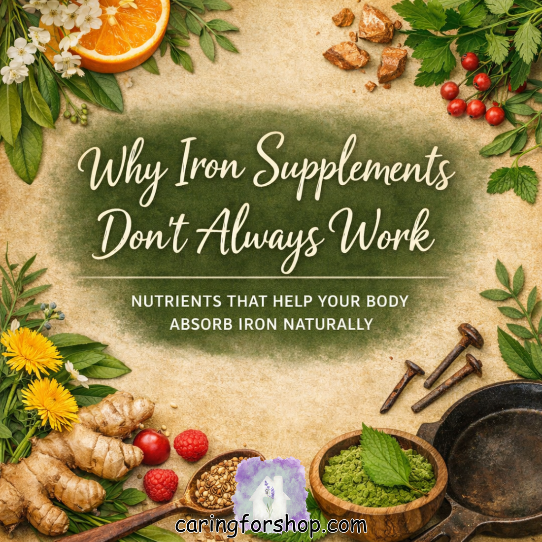 Why Iron Supplements Don’t Always Work - Nutrients That Help Your Body Absorb Iron Naturally