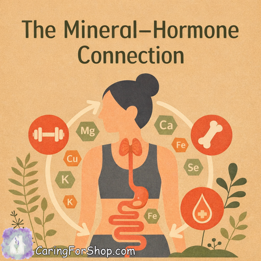🌿 The Mineral – Hormone Connection What We’re Often Missing When Hormones Feel “Off”