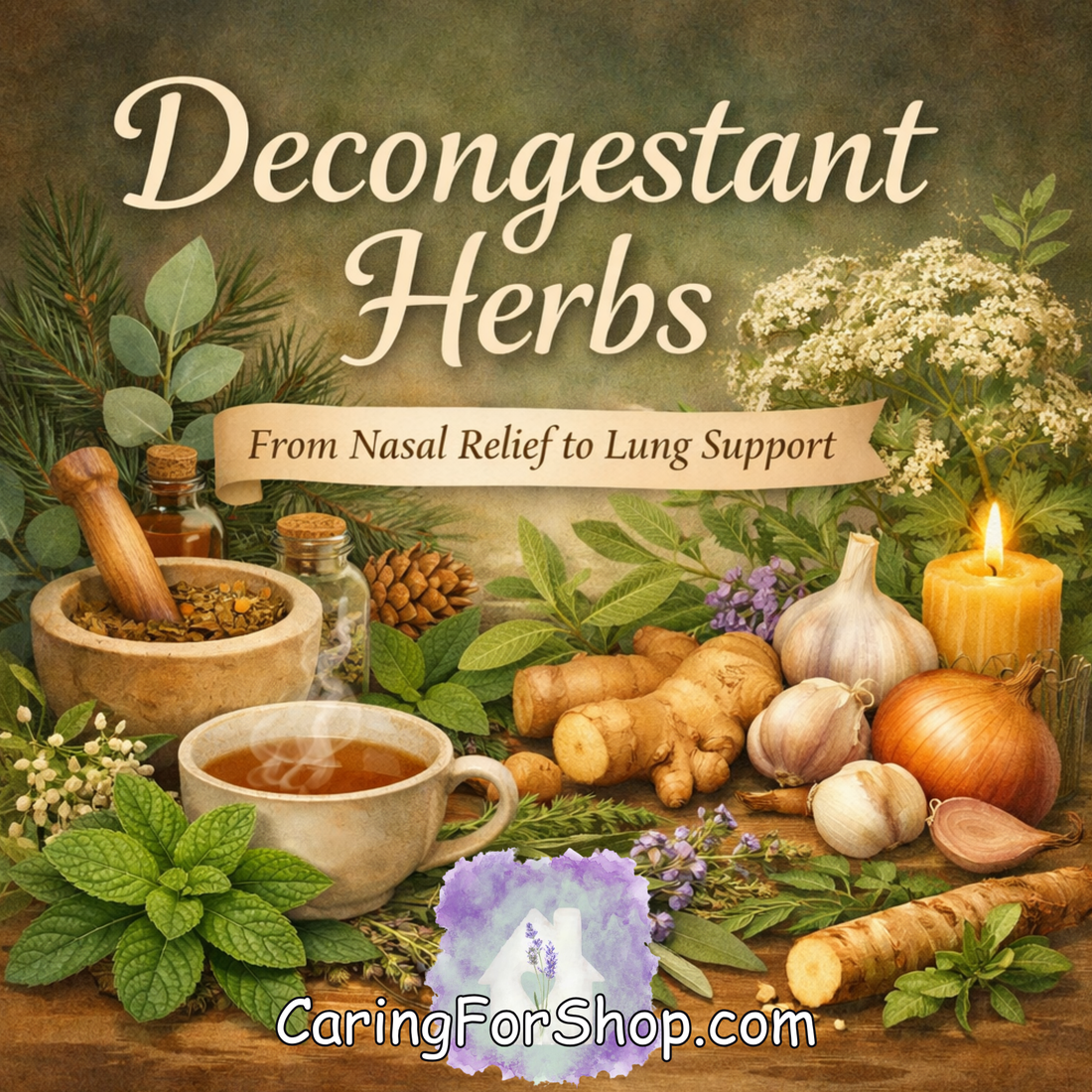 Decongestant Herbs – Natural Sinus & Lung Support Reference Guide