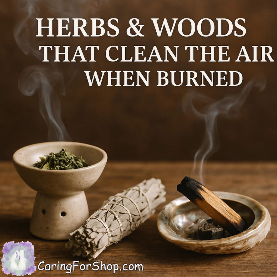 Herbs & Woods That Clean the Air When Burned |  What science + tradition say about smoke as a natural purifier