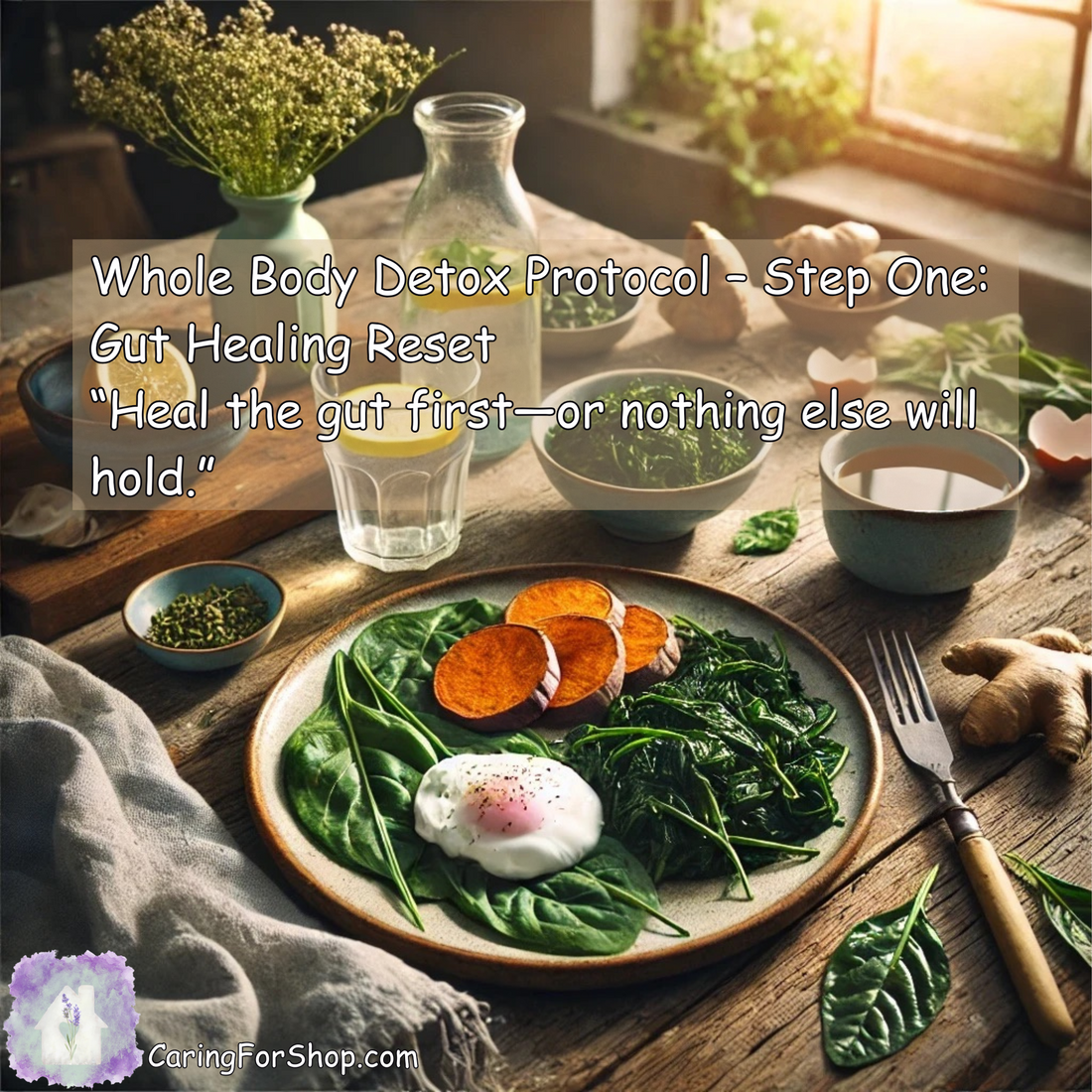 Whole Body Detox Protocol – Step One: Gut Healing Reset (Diet change to accompany our 3 step Parasite Cleanse Protocol)
