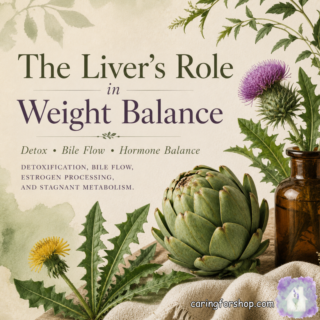 🌿 The Liver's Role in Weight Balance