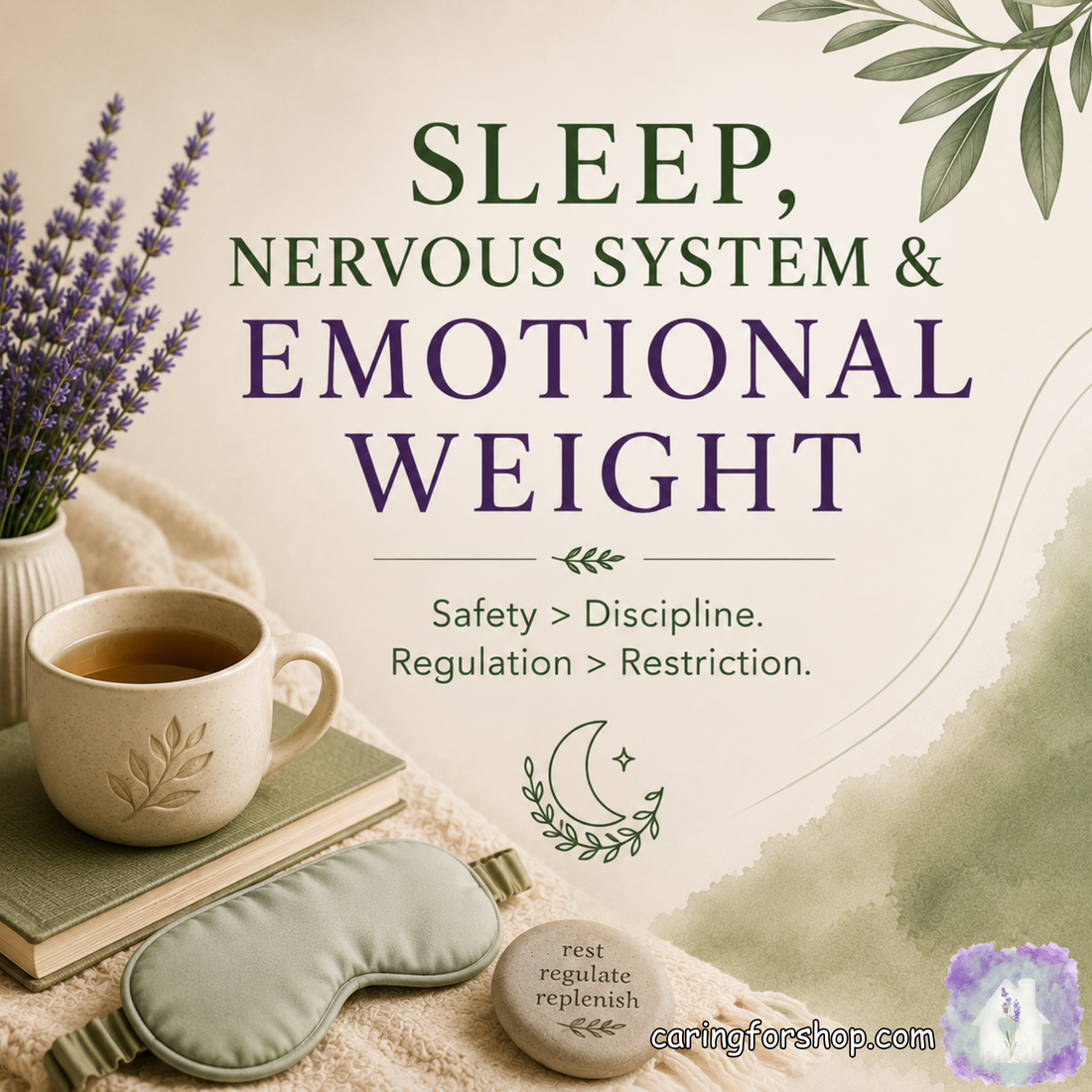 🌿 Sleep, Nervous System & Emotional Weight