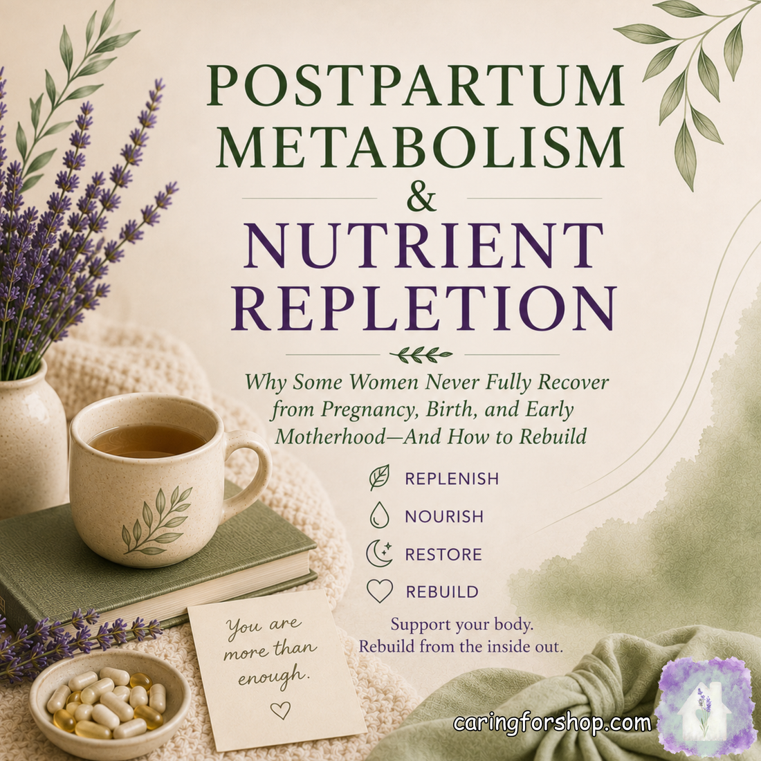 🌿 Postpartum Metabolism & Nutrient Repletion