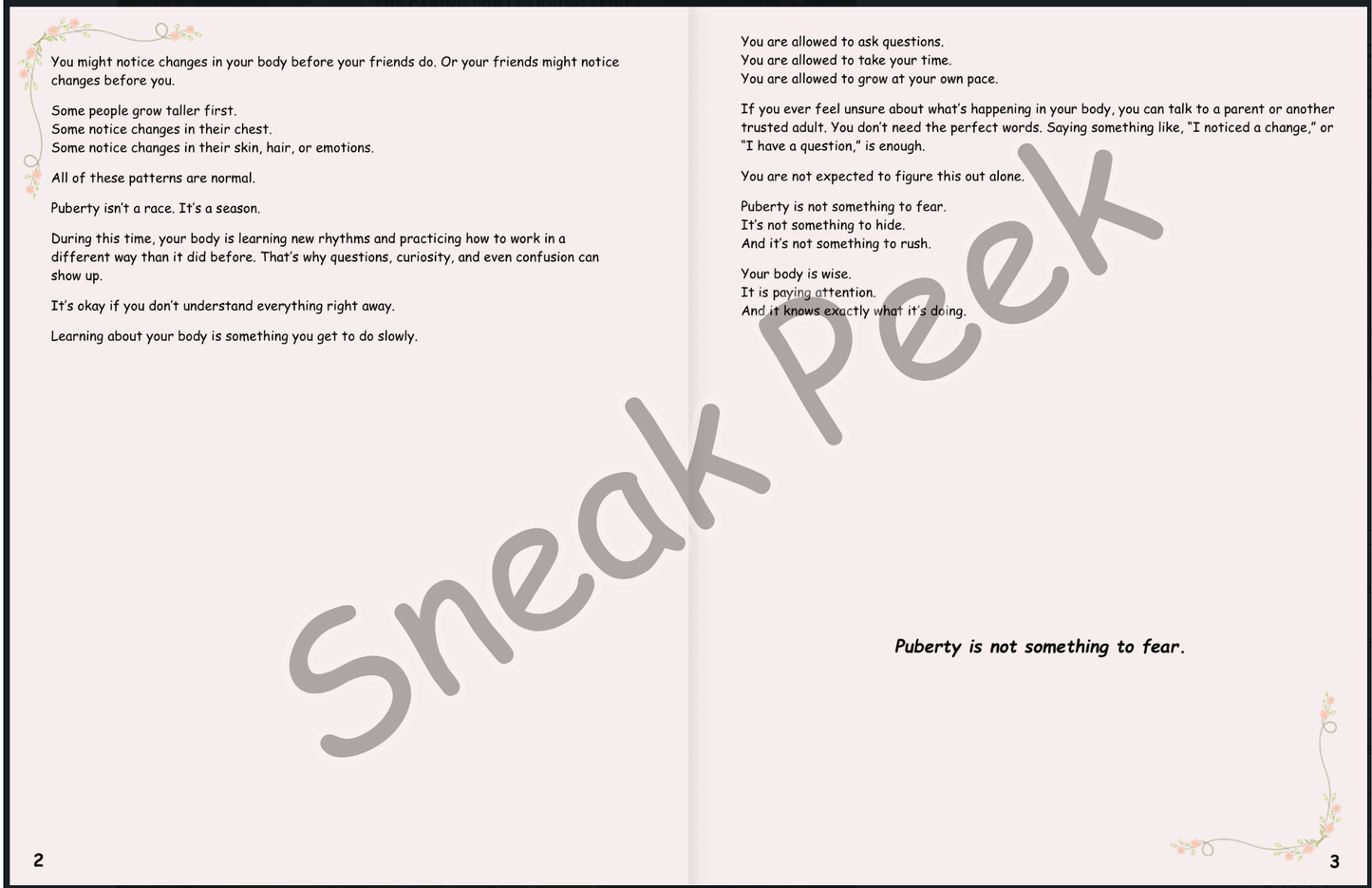 📗 Growing Into Your Cycle – Gentle Puberty Guide for Girls Ages 8–13 | (PRE ORDER)