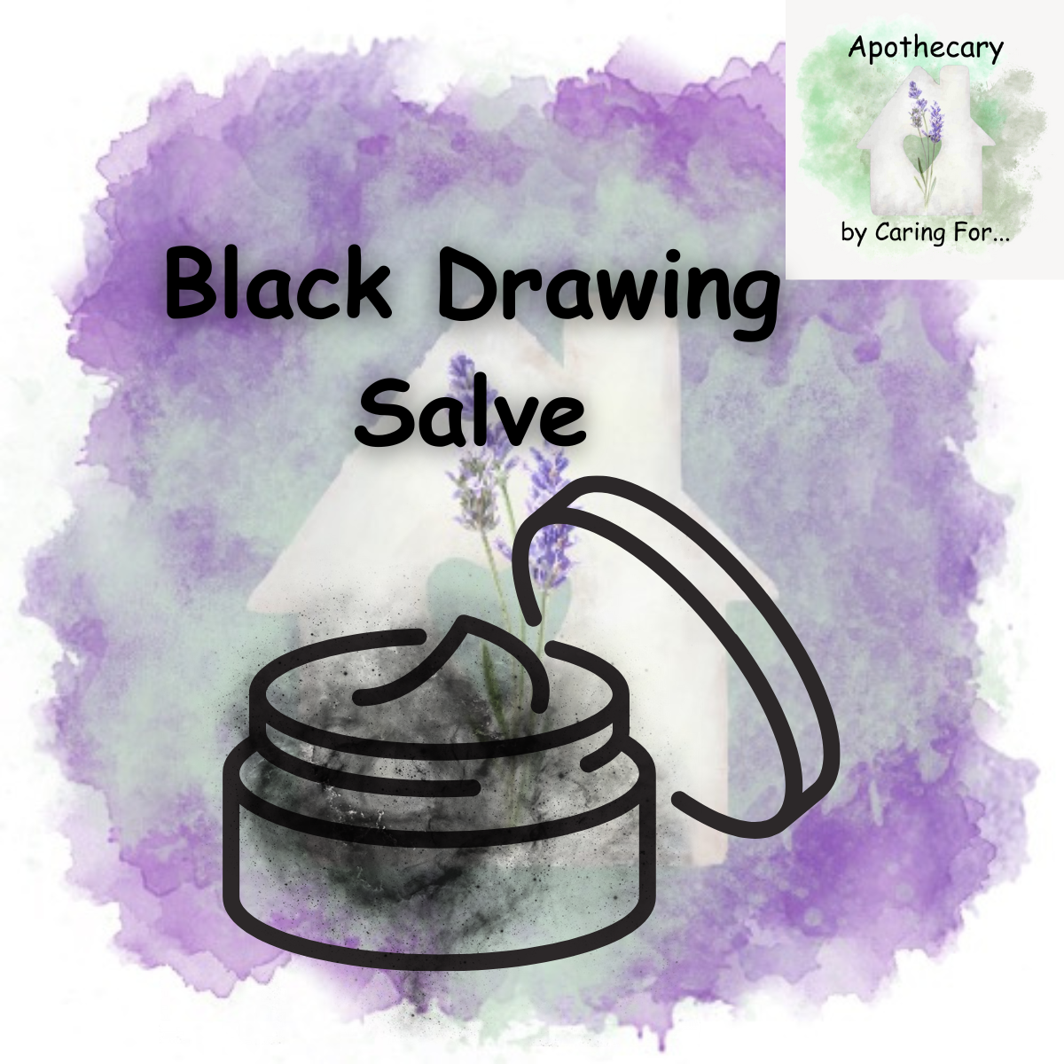 Black Drawing Salve | Salve | Apothecary by Caring For...