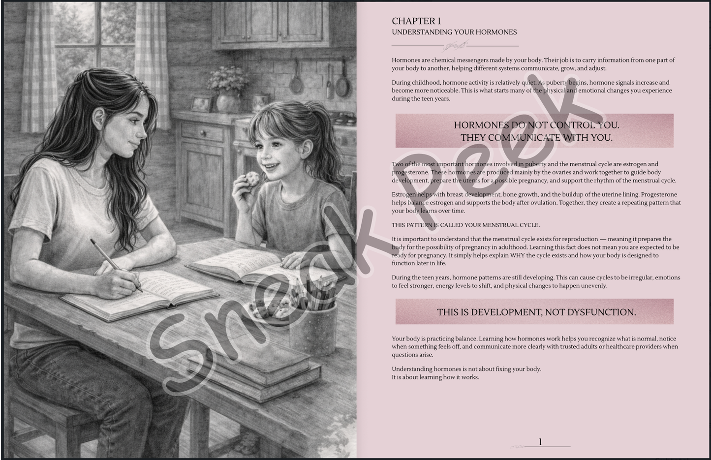 The Whole Girl Guide – Puberty, Periods & Becoming Yourself Naturally (Ages 12–16) | Sneak Peek