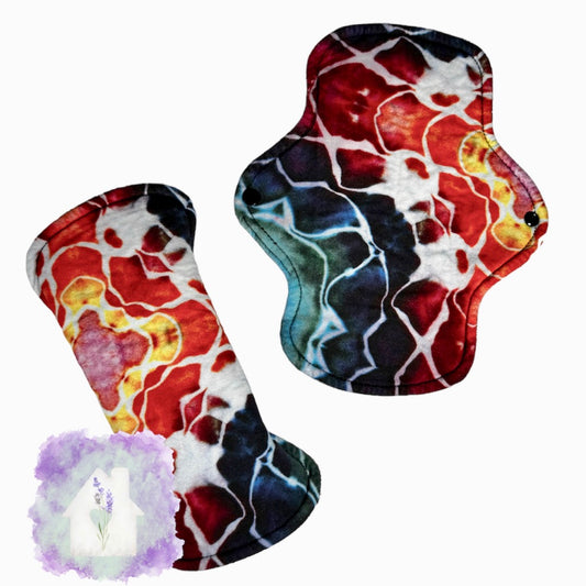 Moderate Flow | 10" | Wide | Check Listing for Print and Topper Options | Cloth Pads
