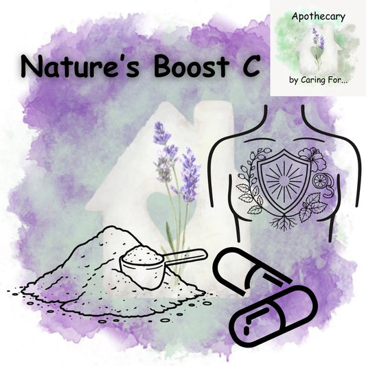 Nature’s Boost C – Whole Food Vitamin C Powder & Capsules for Immune Support | Caring For