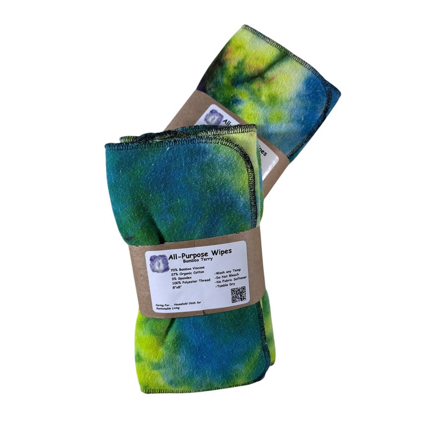 All-Purpose Cloth Wipes - Bamboo Terry | B1G1-25%off | Check Listing for Options