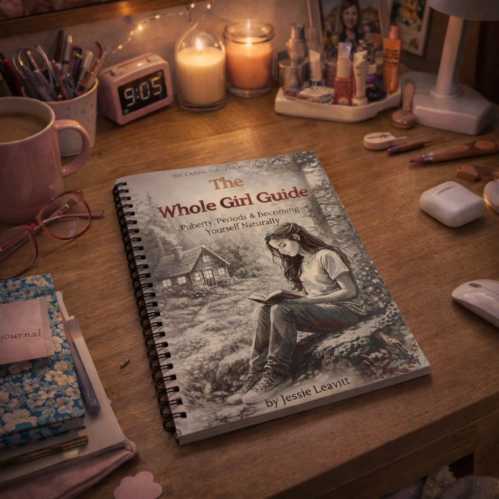 📗The Whole Girl Guide – Puberty, Periods & Becoming Yourself Naturally (Ages 12–16)