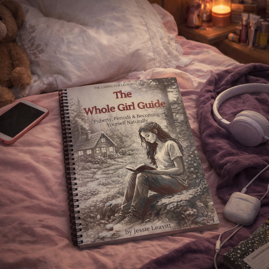 📗The Whole Girl Guide – Puberty, Periods & Becoming Yourself Naturally (Ages 12–16)