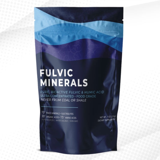 Fulvid Acid Mineral Powder | Essential Biominerals | 1oz (28g) | Heart & Body Naturals | Retail