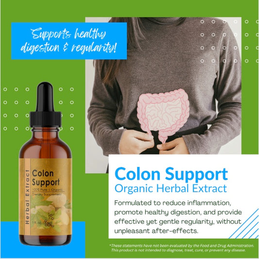 COLON SUPPORT EXTRACT | 1oz | Heart & Body Naturals | Retail