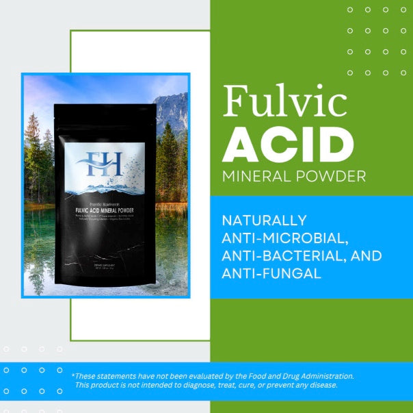 Fulvid Acid Mineral Powder | Essential Biominerals | .89oz | Heart & Body Naturals | Retail