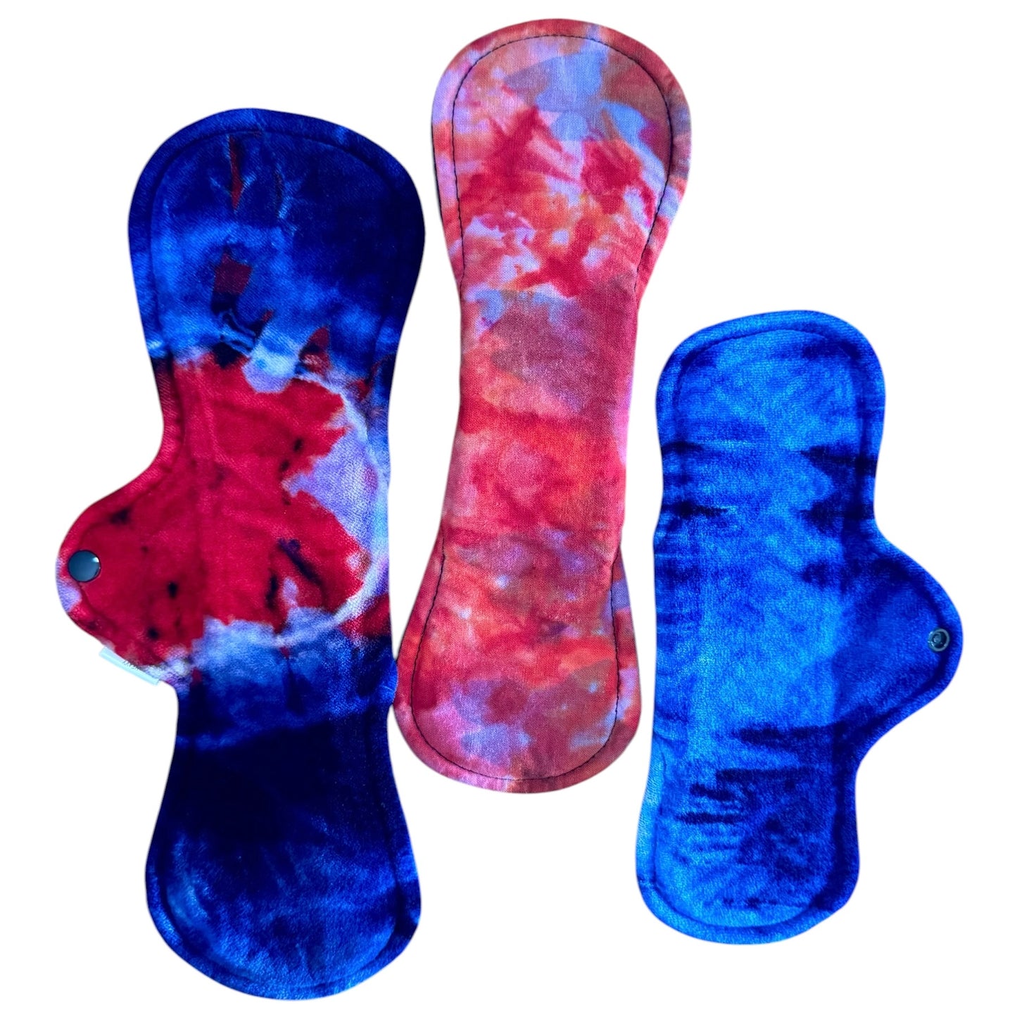Special Cloth Pad Mini Bundle | Hand Dyed Reusable Cloth Menstrual Pads (3 Pad Bundle)