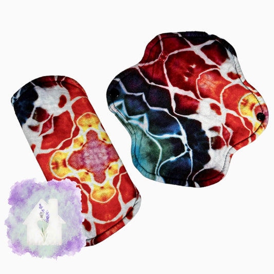 Light Flow | 8" | Wide | Check Listing for Print and Topper Options | Cloth Pads