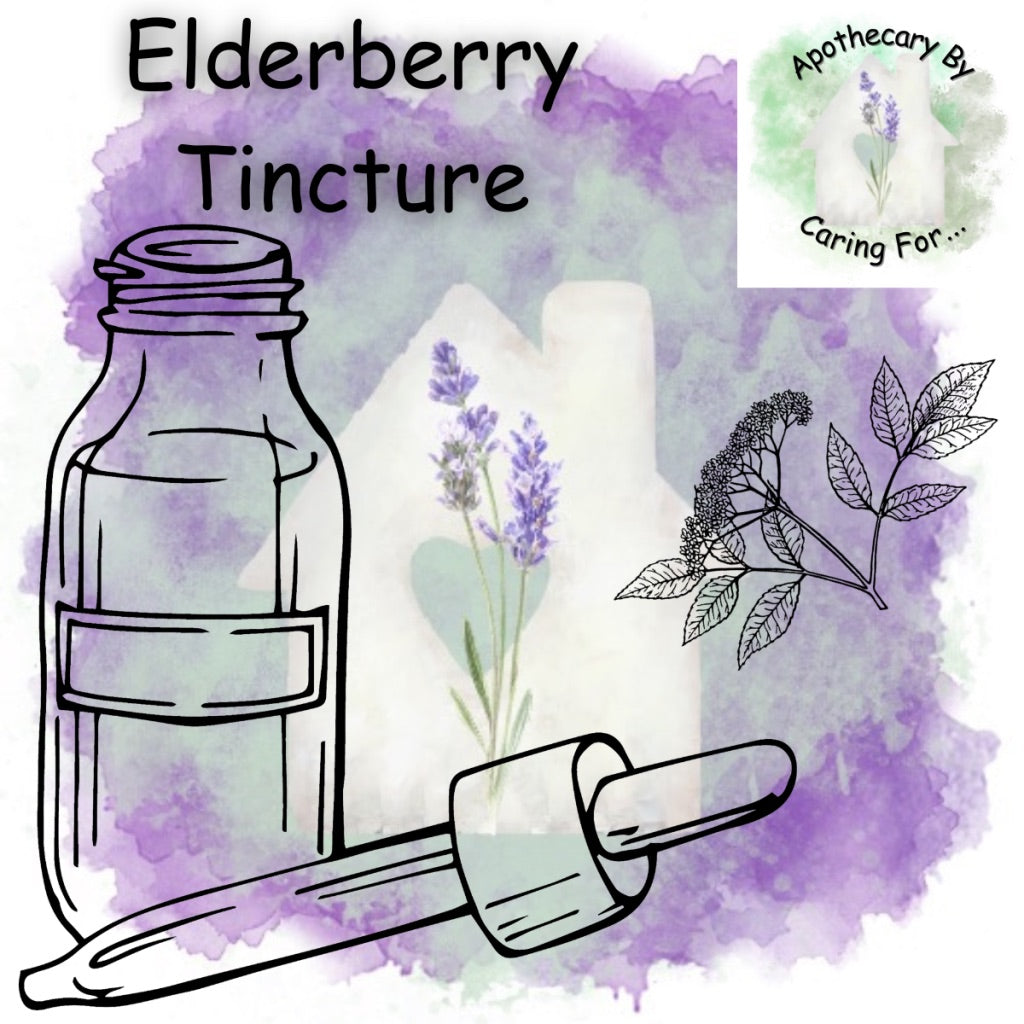 Elderberry Tincture | 2oz | Immune Support | Apothecary by Caring For...