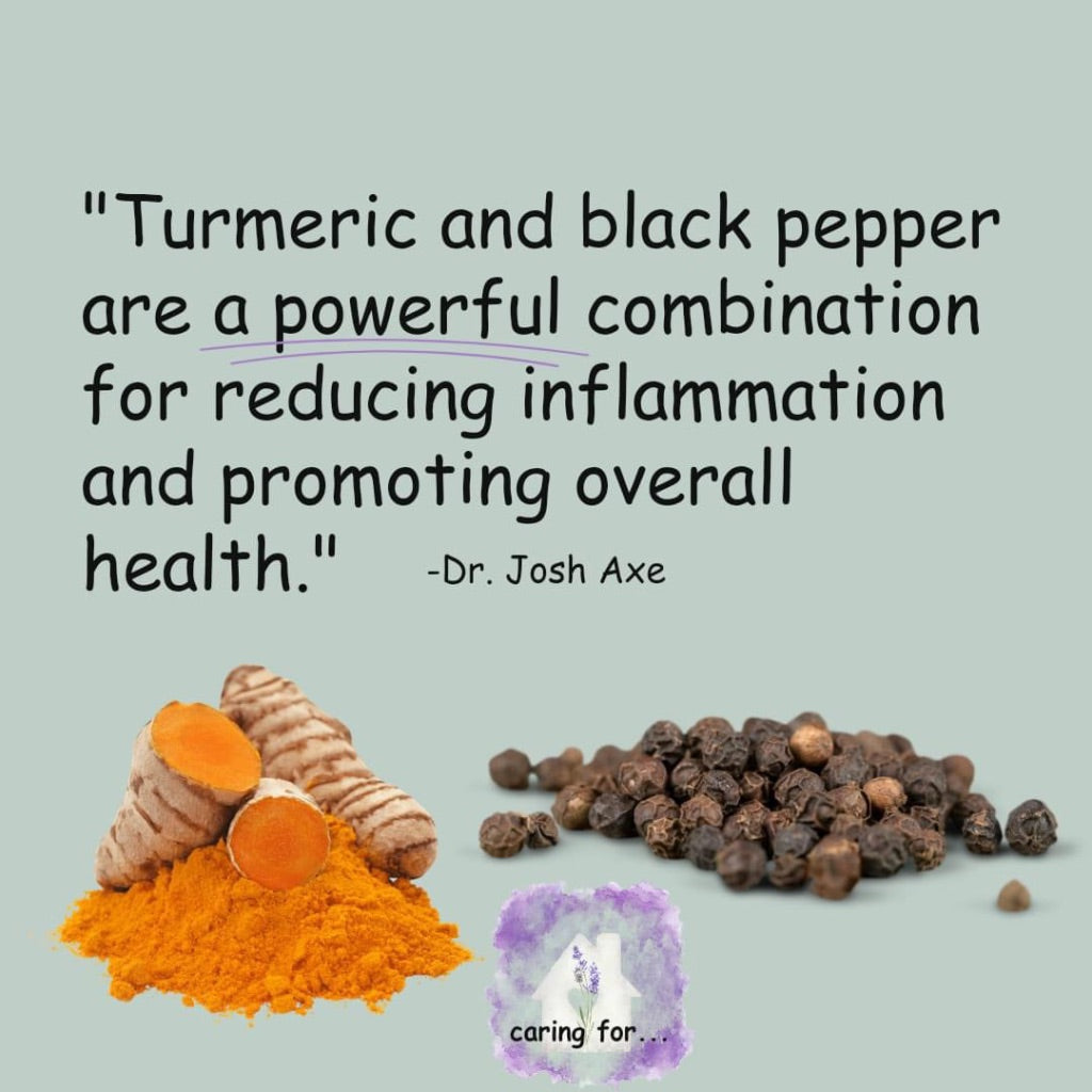 Tumeric & Black Pepper Capsules | Anti-Inflamatory Capsules | Digestive Aid | Apothecary by Caring For... | M/B/T