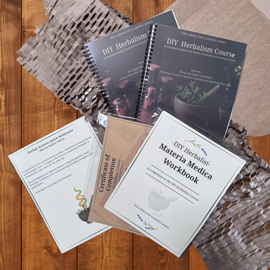 PRE ORDER OPEN | The Caring For Home Herbalist Course (Printed & Self-Paced Curriculum)