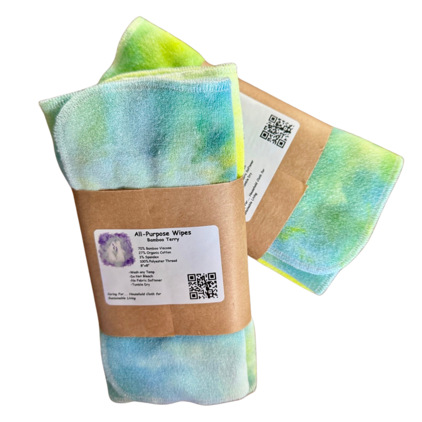 Restocking Soon | All-Purpose Cloth Wipes - Bamboo Terry | B1G1-25%off | Check Listing for Options | EDR | M/B/T