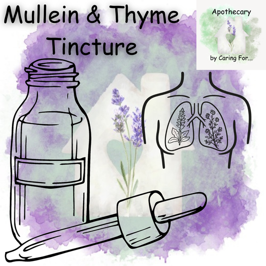 Mullein & Thyme Tincture | 2oz | Lung Health | Pain Reliever