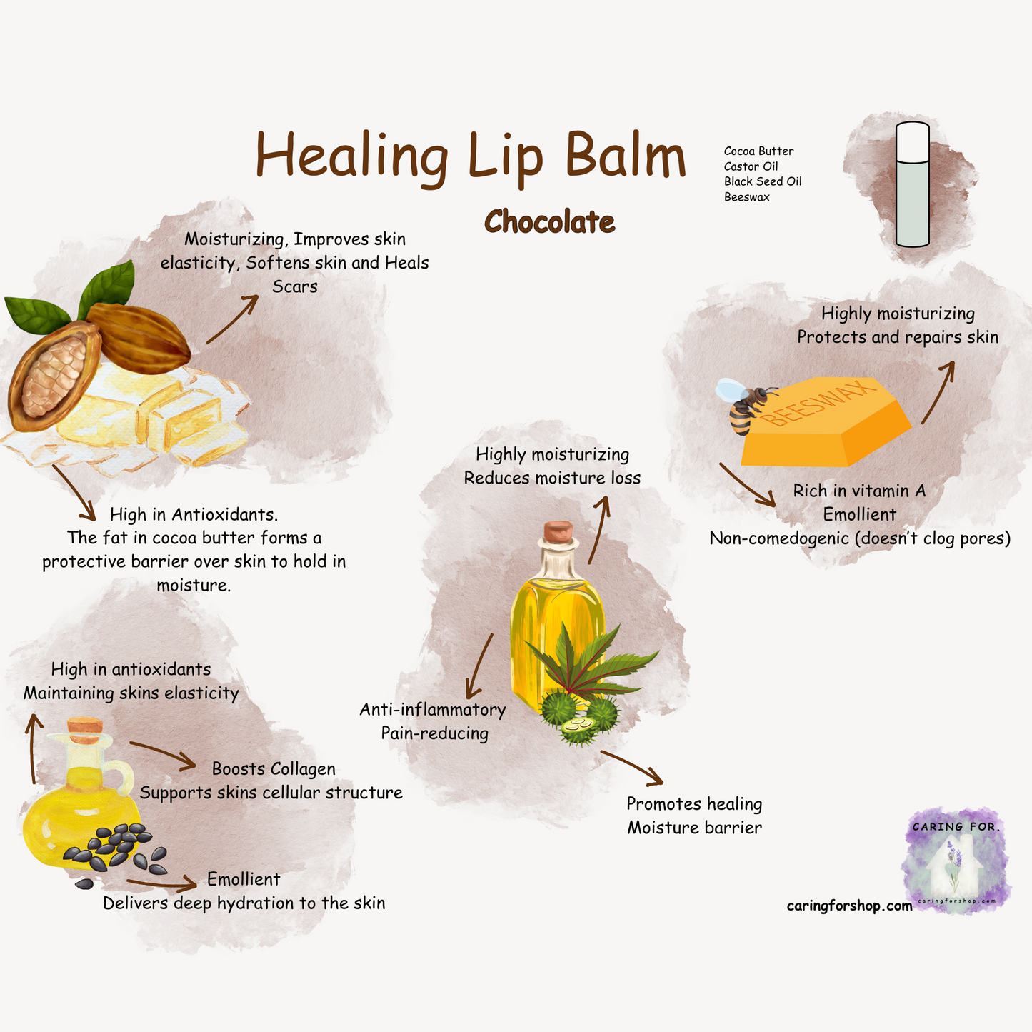 Lip Balm | Healing Lip Balm | Chapstick | Check Listing for Options | Apothecary | M/B/T