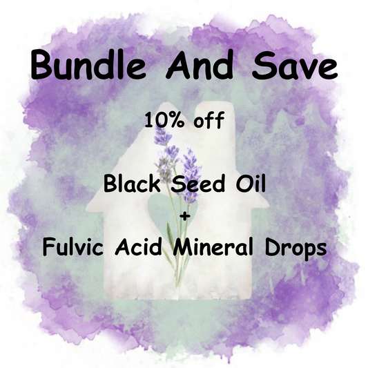 Bundle and Save | Fulvic Acid Mineral Drops | Black Seed Oil | Apothecary