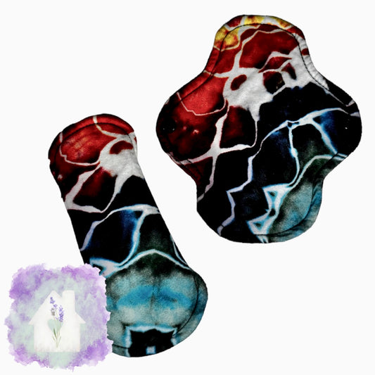 Light Flow | 8" | Flare | Check Listing for Print and Topper Options | Cloth Pads