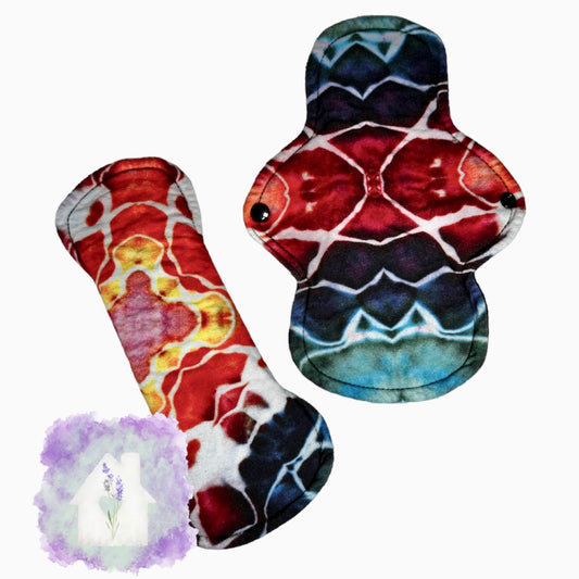 Moderate Flow | 10" | Flare | Check Listing for Print and Topper Options | Cloth Pads