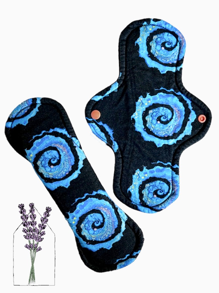 Moderate Flow | 10" | PPPaintpours | Cloth Pads | Check Listing for Options